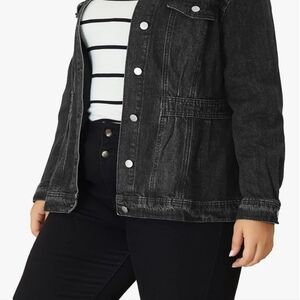 BLACK WASHED JEAN Jacket